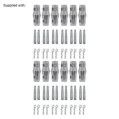 Global Truss F34 PL 4 Way 90 Degree Corner (F34T40PL)