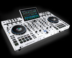 Denon Prime 4+ Standalone 4 Deck DJ Controller, Limited Edition White Finish