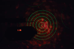 QTX Tetra LED Moonflower + Ripple + Strobe/UV + Lasereffekt