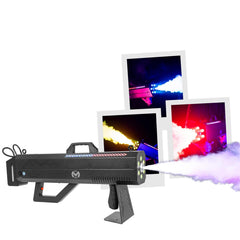 Mac Mah Fog Blaster 1500 RGB Handheld Portable 1500W Smoke Machine