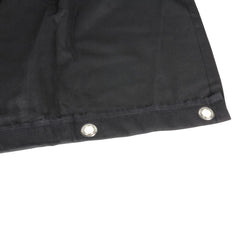 Adam Hall 0152 X 64 Blackout cloth B1 black with burnished Grommets hemmed 6x 4m