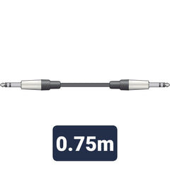 Chord Câble audio classique Jack 6,3 mm - Jack 6,3 mm 0,75 m