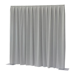 Wentex Rideau P&amp;D 300(l) x 400cm(h) gris clair Dimout 260 g/m2 plissé 