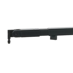 Wentex Support de drap télescopique Noir 90(l) -->120(l)cm