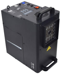 2x QTX Harrier-1500: Vertical Jet Fog Machine 1500W with 5L Fluid