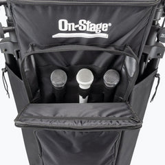 On Stage Gig Rider Rolling Gig Bag for Microphone Stands & Microphones