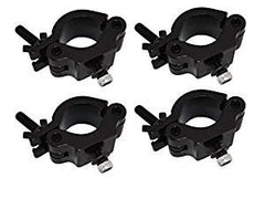 4x Global Truss Half Coupler Clamp (Black 500kg)