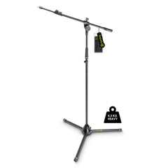 GMS4322HDB Gravity MS 4322 HDB Heavy Duty Mic Stand, Tripod, 2-Point Telescopic Boom *B-Stock