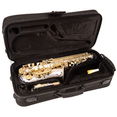 Odyssey Premiere Silver/Gold Alto Saxophone with Case