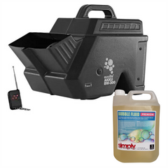 Eurolite AKKU BW-300 Bubble Machine Battery DMX inc wireless remote & fluid