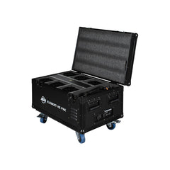 ADJ ELEMENT H6 PAK Black 6x Outdoor LED Uplighters inc Charging Case