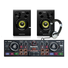 Numark DJ2GO MKII DJ-Controller + Studiomonitor-Paket