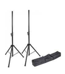 Kinsman KSS08 Paire de supports d'enceintes PA standard avec sac de transport 35 mm Disco DJ