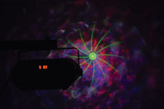 QTX Tetra LED Moonflower + Ripple + Strobe/UV + Lasereffekt