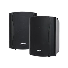 Clever Acoustics BGS 25 schwarze 8-Ohm-Lautsprecher (Paar). Robustes schwarzes Gehäuse