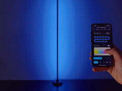 4x Eurolite Smart WiFi Floor Lamp RGB+CCT, control via app, Alexa & Google Home