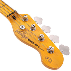 Vintage V51 Bass Guitar - Vintage Blonde