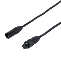 LEDJ 15m Seetronic IP 3-Pin Male XLR - 3-Pin Female XLR DMX Cable