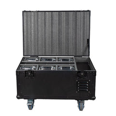 ADJ Mirage Q6 Pack Battery Outdoor LED Uplighter Pack of 6 inc Charging Flightcase *B Stock*