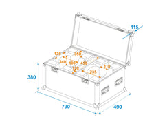 Roadinger Flightcase 2X Led Tmh-X7 Moving Head