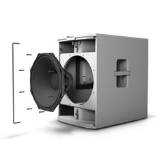 LD Systems MAUI 44 G2 Caisson de Basses Alimenté 15" pour MAUI 44 G2 Blanc
