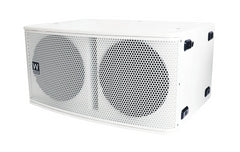 W Audio BMB208S Passive Subwoofer 2 x 8" Installation White 800W