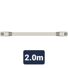 AV:Link Cat6 Patch Lead UTP Prise RJ45 vers prise RJ45 2,0 m
