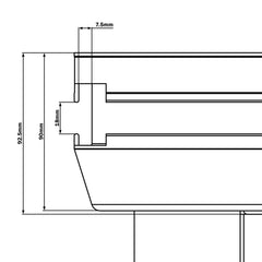 Global Truss GT Bühnendeck 8 x 2 Fuß Hexa-Bühnenplattform