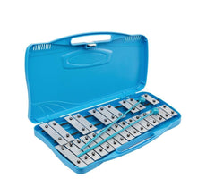 Soundsation SG-25C Glockenspiel Blau Weiß 25 Noten inkl. Koffer/Schläger Schulmusikunterricht