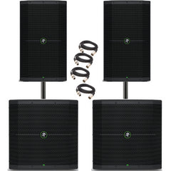 2x Mackie Thump215 & Thump 115S Subwoofer 5600W Active PA System