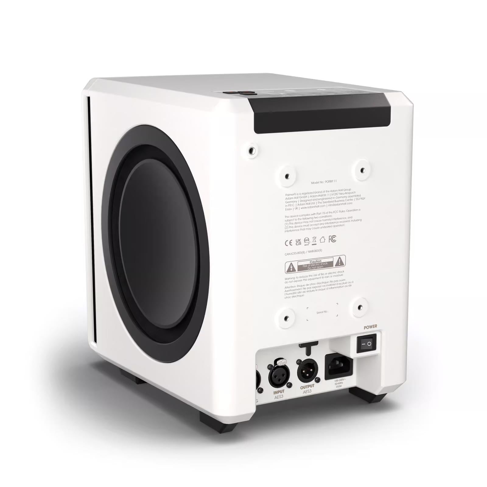 Orbit2x 2x Palmer ORBIT 11 Active Studio Monitor White – Simply Sound and Lighting