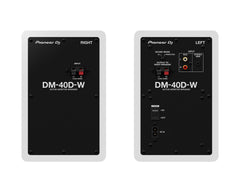 Pioneer DM-40D-W 4" Aktiv-Desktop-Lautsprecher-Monitorpaar Weiß