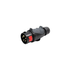 PCE 16A 415V 3P+N+E Black Plug (0153-6x)