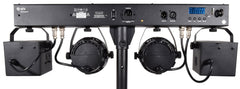 QTX Recharge DJ : Derby LED &amp; PAR Bar avec Trépied