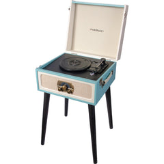 Madison Turntable Record Player Built in Speaker Retro Case on 4 Legs HIFI Sound System