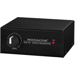 Monacor SLA-35 Vorverstärker/Abschwächer, Stereopegel und Impedanzanpassung