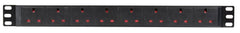 Adastra 1U Rackmount 8-Gang UK Unité de distribution d'alimentation + câble de 1,8 m