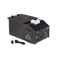 Soundsation Zephiro 1500 Low Fog Machine 1500W DMX Low Smoke Wireless Remote