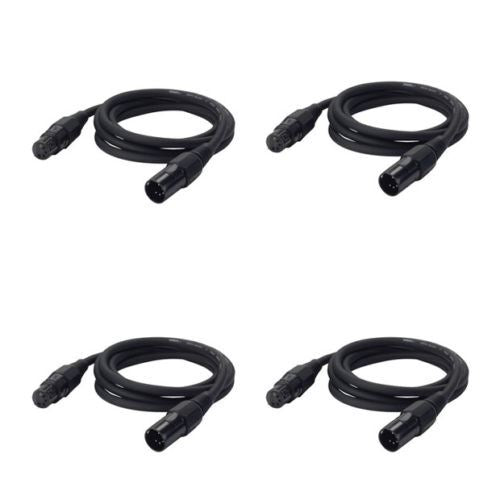 4 X 10M DMX Lighting XLR Signal Cables Leads 110 Ohm 5 Pin 5pin Heav 4-x-10m-dmx-lighting-xlr-signal-cables-leads-110-ohm-5-pin-5pin-heav