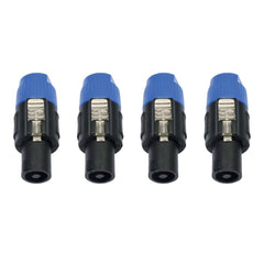 4x Accu AC-C-SP4 prise haut-parleur 4pin connecteur haut-parleur