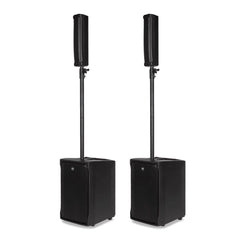 2x RCF EVOX JMIX8 Active 2Way Line Array System inc. Covers