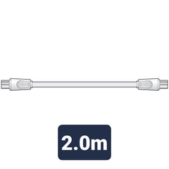 AV:Link fiche de câble coaxial à prise 2,0 m