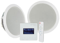 Adastra WA-215 Ensemble amplificateur mural et haut-parleurs de plafond Bluetooth 30 W