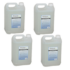 4x Ibiza Low Fog Smoke Fluid Dense Thick 5L for Low Smoke Machine