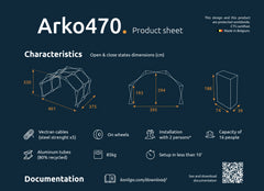 Konligo Arko 470 Black Anodised Frame Kit