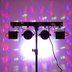 KAM Party Set Derby FX Bar Partybar Lighting Set DJ Disco inc Remote & Case *B STOCK*