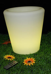 Ibiza Light LED Illuminated Battery Powered Flower Pot IP54 Rated