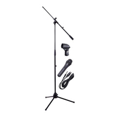 NJS Microphone Stand Kit Inc Mic Lead & Stand