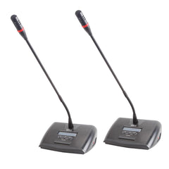 BST Delegate Desk Gooseneck Microphone for Wireless Microphone Conference System - Sold as Pair