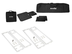 EUROLITE 2x Stage Stand variable incl. Housse et sac, noir